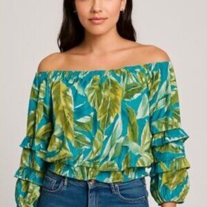Rachel Zoe Off-Shoulder Blouse M
